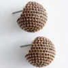 Pendientes esféricos con pedrería