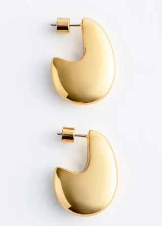 Pendientes gruesos en forma de gota