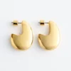 Pendientes gruesos en forma de gota
