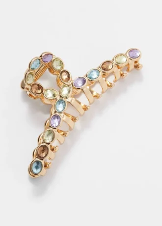 Pinza para el pelo con cristales brillantes