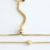 Pulsera con cuentas en forma de corazón