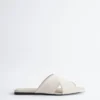 Sandalias cruzadas
