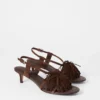 Sandalias de cuero con flecos