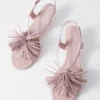 Sandalias de cuero con flecos