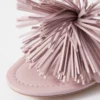 Sandalias de cuero con flecos