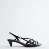 Sandalias de cuero con tiras
