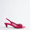 Sandalias de cuero con tiras