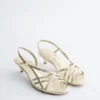 Sandalias de cuero con tiras