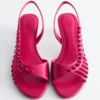 Sandalias de cuero con tiras