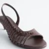 Sandalias de cuero con tiras