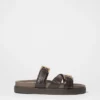 Sandalias de cuero con tiras cruzadas