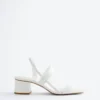 Sandalias de tacón grueso con tiras