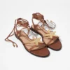 Sandalias de tiras con adornos