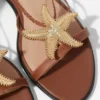Sandalias de tiras con adornos