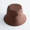 Sombrero de ala ancha de algodón y lino
