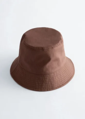 Sombrero de ala ancha de algodón y lino