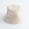 Sombrero de ala ancha de algodón y lino