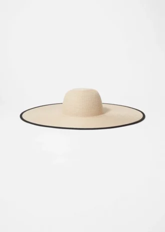 Sombrero de paja de ala ancha