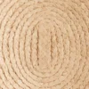 Sombrero de paja de rafia con ribete de grosgrain