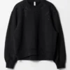 Sudadera con bordado de pedrería