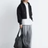 Sudadera con capucha y cremallera de escafandra corta