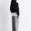 Sudadera con capucha y cremallera de escafandra corta