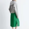Sudadera corta con capucha y cremallera de neopreno