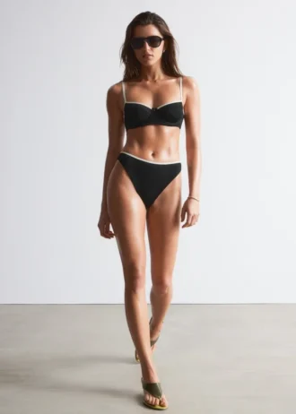 Braguitas de bikini de cintura alta
