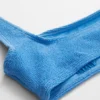 Top de bikini con cuello cuadrado y textura