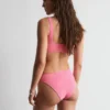 Braguitas de bikini de cintura alta con textura