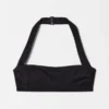 Top de bikini con cuello halter