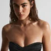 Top de bikini con fruncidos