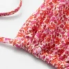 Top de bikini con fruncidos