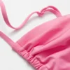 Top de bikini con fruncidos