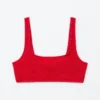 Top de bikini texturizado