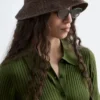 Sombrero de paja tejido