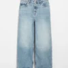 Vaqueros cropped anchos