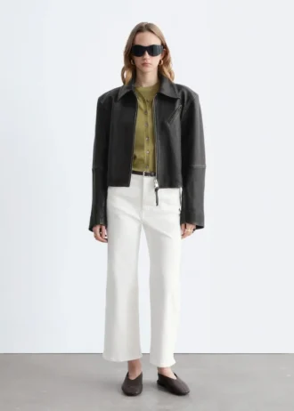 Vaqueros cropped anchos
