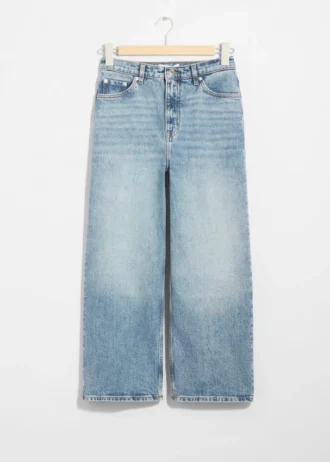 Vaqueros cropped anchos