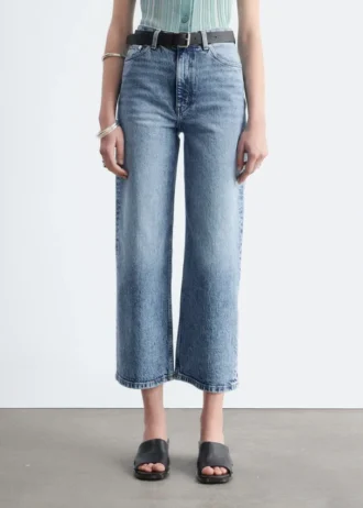Vaqueros cropped anchos