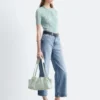 Vaqueros cropped anchos