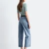 Vaqueros cropped anchos