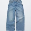 Vaqueros cropped anchos