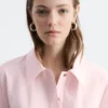 Vestido de camisa de cintura baja
