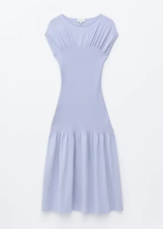 Vestido largo con paneles