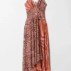 Vestido largo con tirantes
