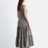 Vestido largo con volantes
