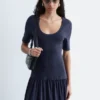 Vestido largo de jersey
