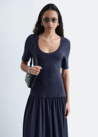 Vestido largo de jersey