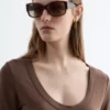 Gafas de sol de montura ovalada